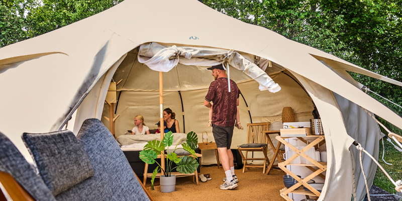 glamping tent family large